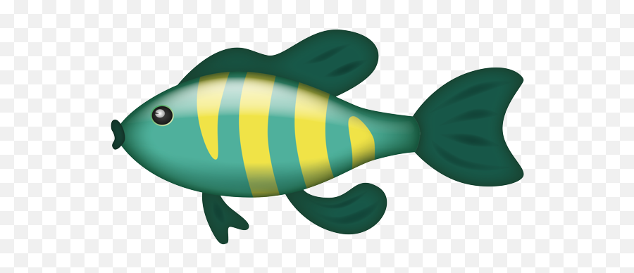 Tropical Fish - Pomacentridae Emoji,Fish Emoji Png