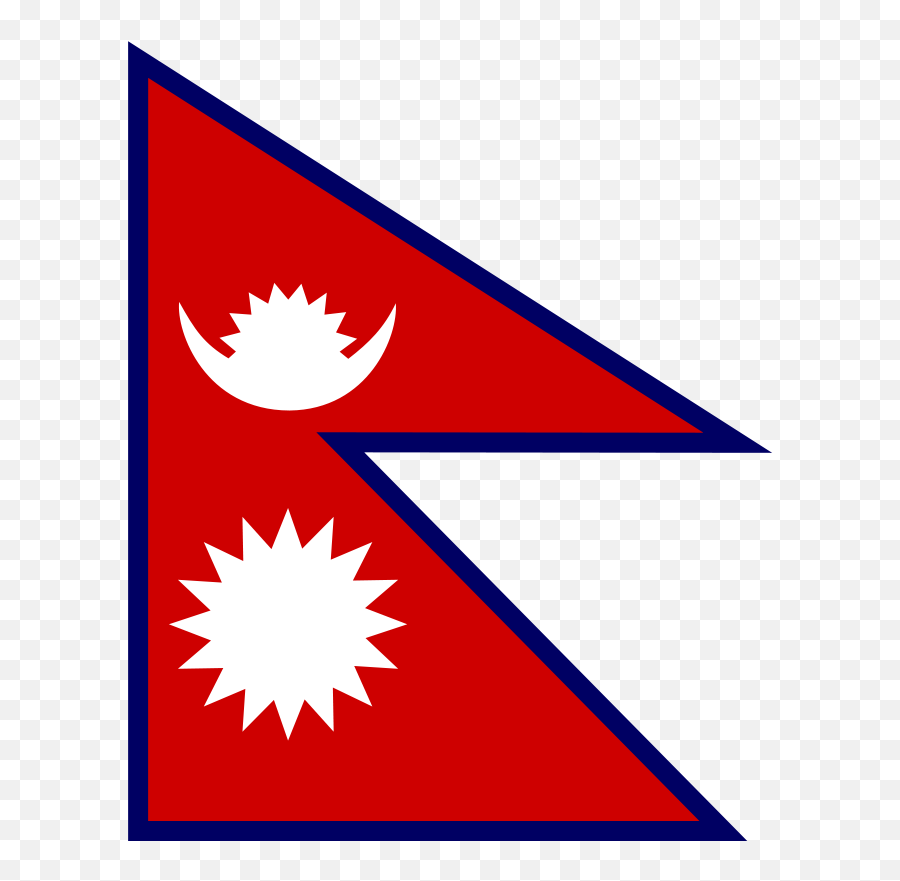 Flag Of Nepal Clipart - Nepal Flag Emoji,Liberia Flag Emoji