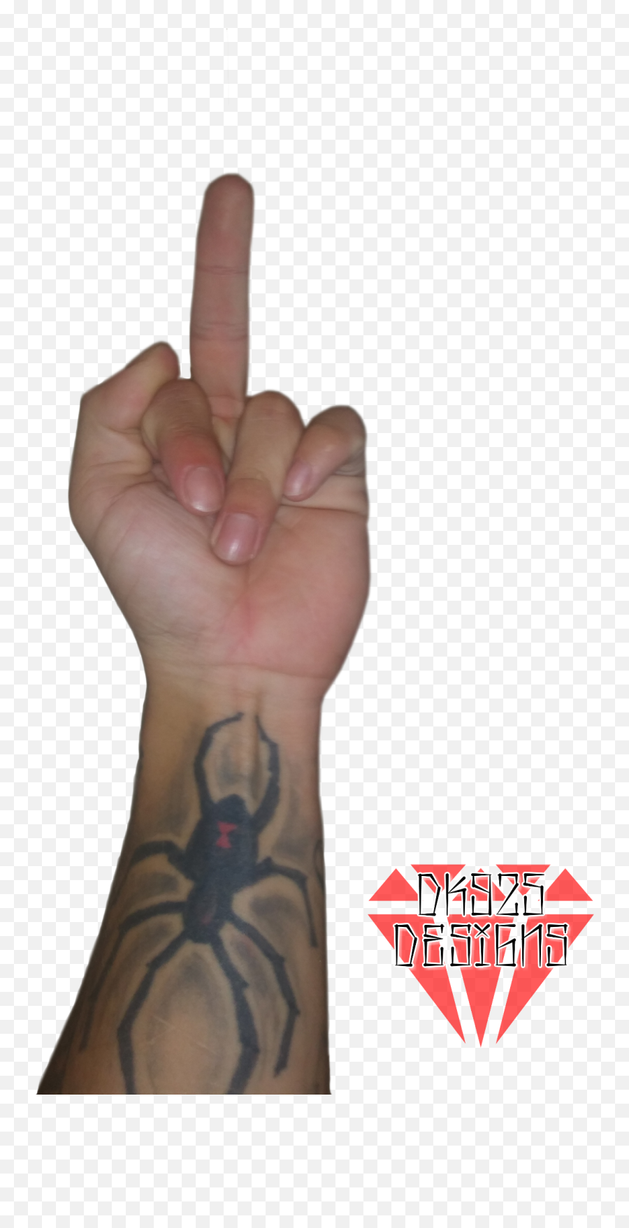 Flipoff Finger Hand Arm Dk925 - Flipping The Bird Png Emoji,Flip Off Finger Emoji
