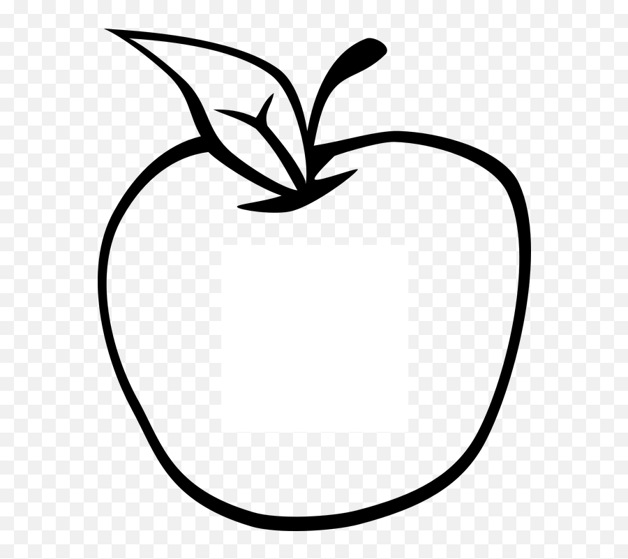 Kostenlose Frisches Obst Obst - Apple Clipart Black And White Emoji,Avocado Emoji Png