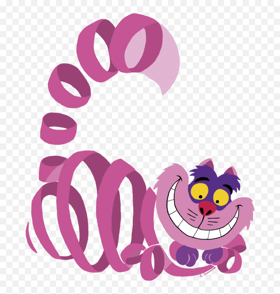 Picture - Alice In Wonderland Cheshire Cat Disappearing Emoji,Cheshire Cat Emoji