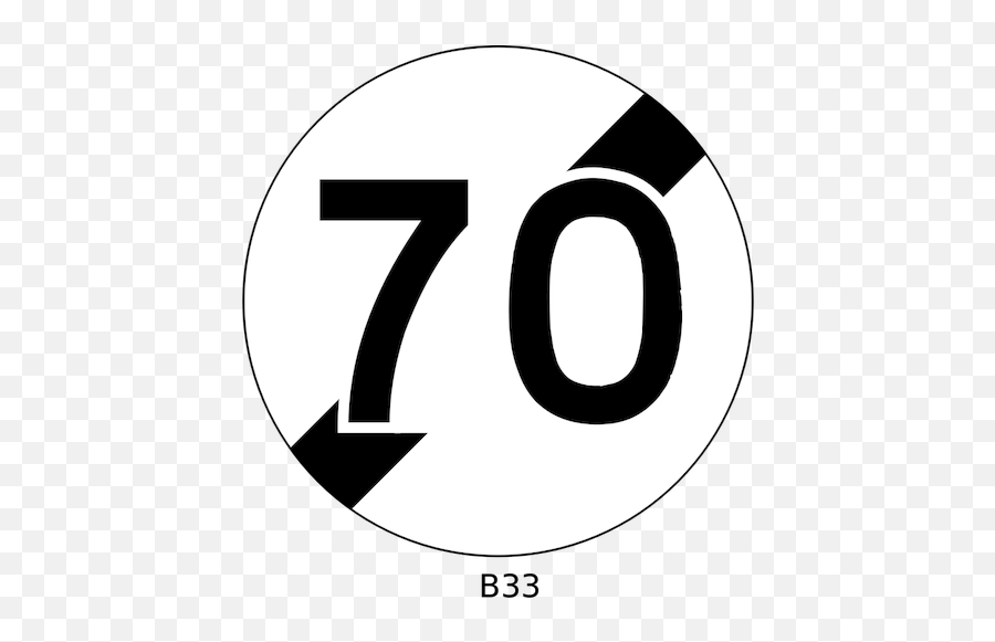 70 Mph Speed Limit Ends Traffic - Black And White 70 Clipart Emoji,Flag Rocket Emoji