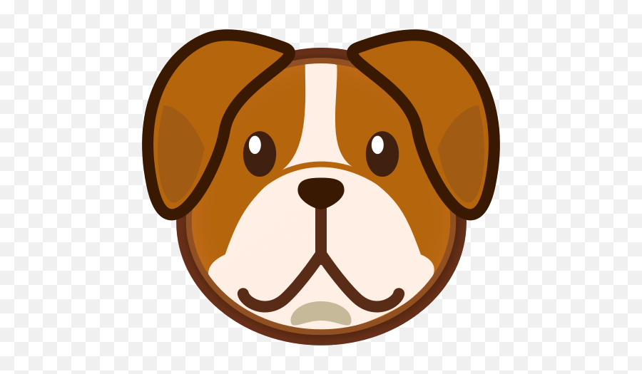 Dog Emoji For Facebook Email Sms - Dog Face Clipart Png,Dog Emojis