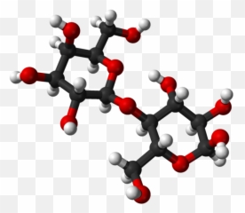Alpha - Lactose Molecule Emoji