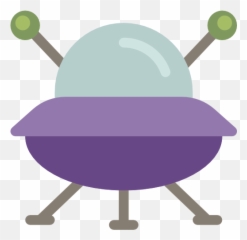 Alien Science Fiction Ufo - Ufo Clipart Transparent Background Emoji,Ufo Emoticon
