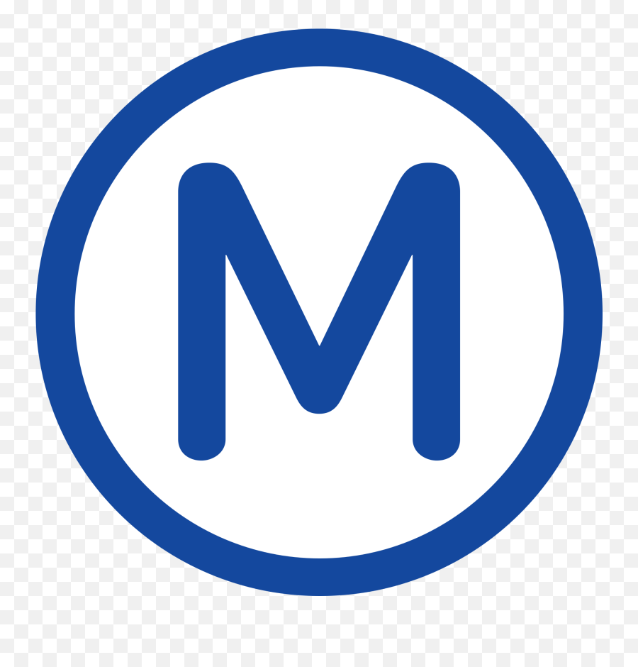 M - Logo Metro Paris Png Emoji,Metro Emoji