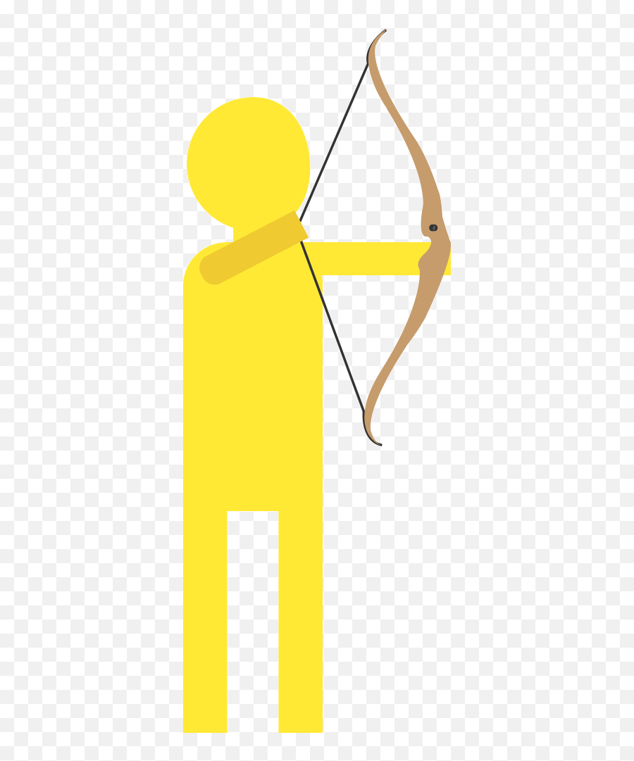 Archery - Pulling Back A Bow Gif Emoji,Bow And Arrow Emoticon