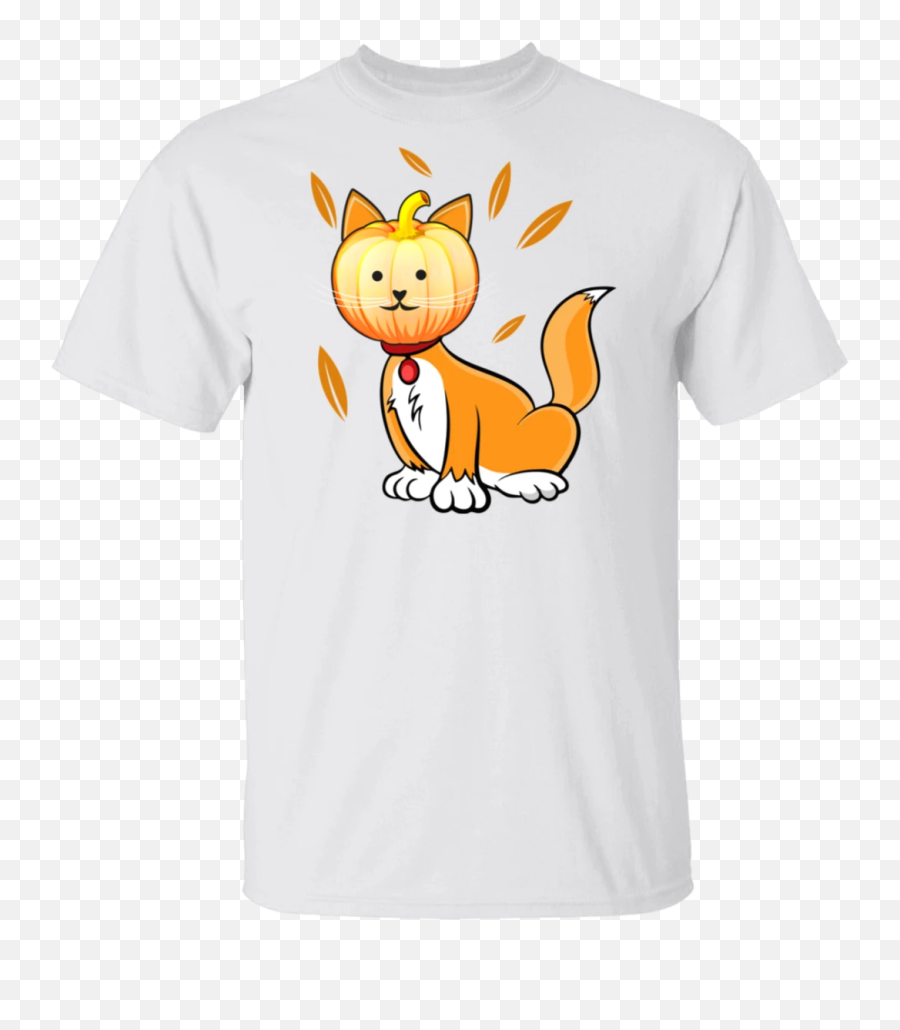 Cat Pumpkin Jack - Olantern Funny Halloween Shirts Swift Fox Emoji,Jack O'lantern Emoji