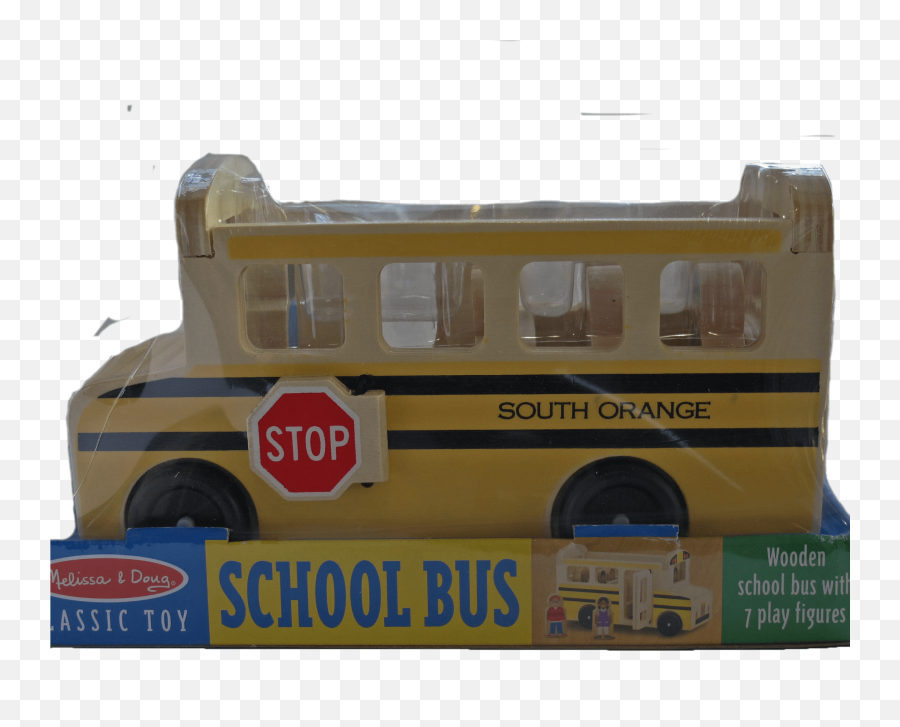 Customized South Orange School Bus - Melissa And Doug Bus Emoji,School Bus Emoji