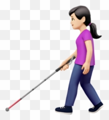 Apple previews new emoji ahead of World Emoji Day - Blind Woman