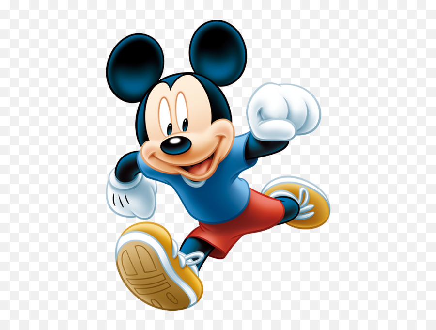 Jogging Running Mickey Psd Official Psds - Mickey Mouse Cartoon Hd Emoji,Jogging Emoji