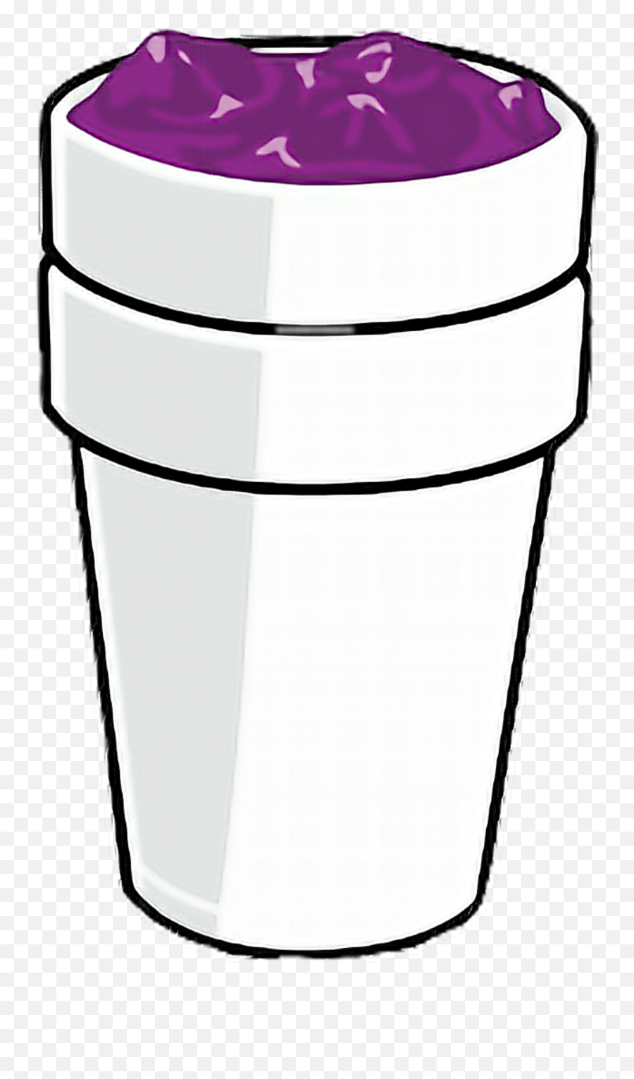 Lean Styrofoam Cup Clipart - Transparent Lean Cup Png Emoji,Lean Cup Emoji