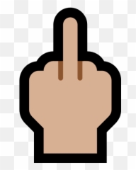 Emoji Image Resource Download - The Finger