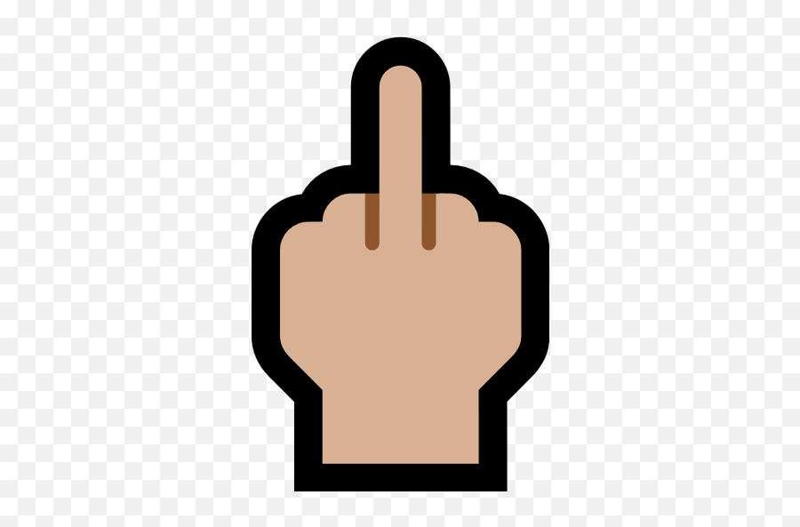 Emoji Image Resource Download - The Finger,Finger Up Emoji