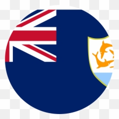 Anguilla Flag Emoji - British Empire Overseas Territories Flags