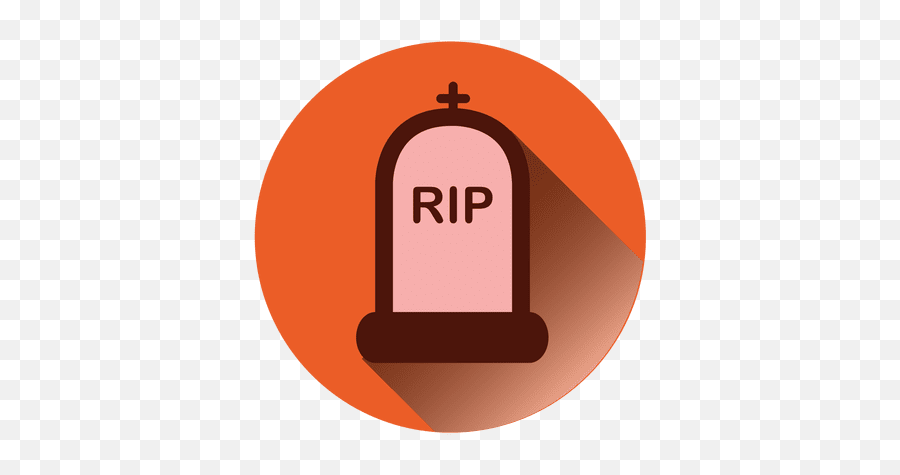 Rip Tombstone Round Icon - Headstone Emoji,Tombstone Emoticon