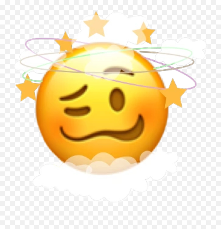 Vsco Scrunchie Cute Sticker By Toxic - Iphone Emojis Woozy Face,Toxic Emoji