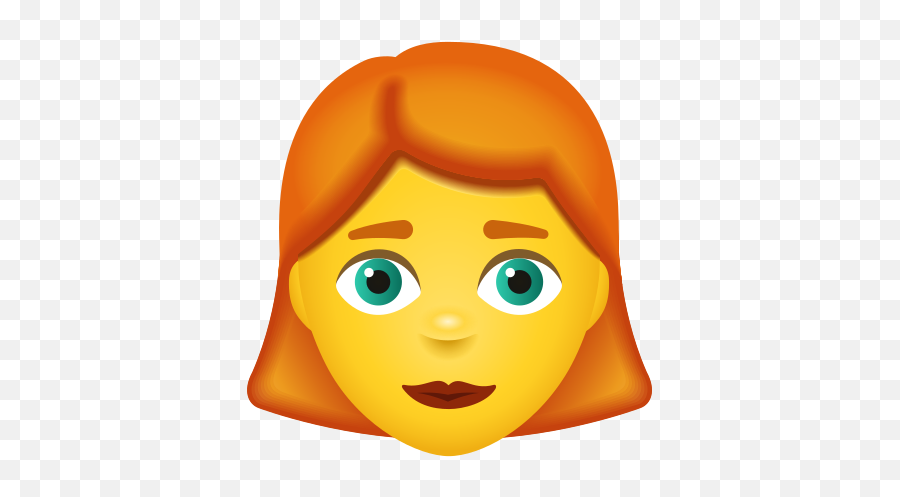 Woman Red Hair Icon - Icon Emoji,Red Hair Emoji
