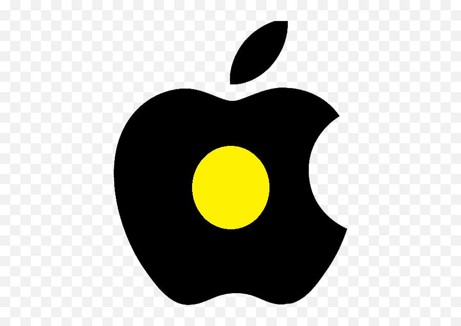 The Yellow Apple Dot Gegeek - Black Apple Logo Icon Png Transparent Emoji,Yellow Circle Emoji