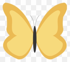 Free Butterfly Net Clipart Download Art - Yellow Png Emoji