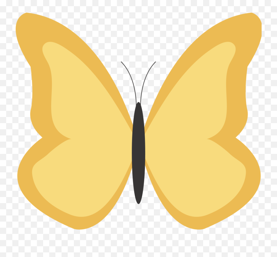 Free Butterfly Net Clipart Download Free Clip Art Free - Yellow Butterfly Png Clipart Emoji,Butterfly Emoji Iphone