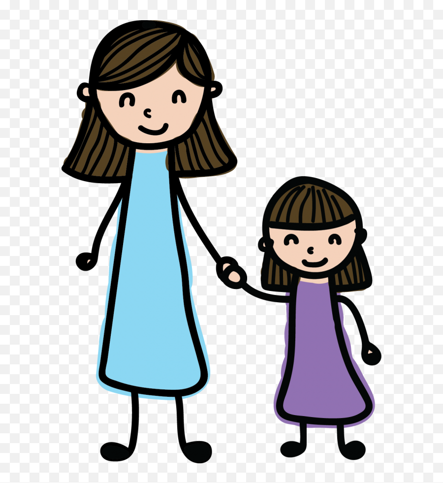 Mother Clipart Bonding Mother Bonding Transparent Free For - Mum And Daughter Clipart Emoji,Mommy Emoji