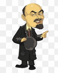 Lenin Caricature Png Svg Clip Art For - Enlightenment Thinkers Political Spectrum Emoji