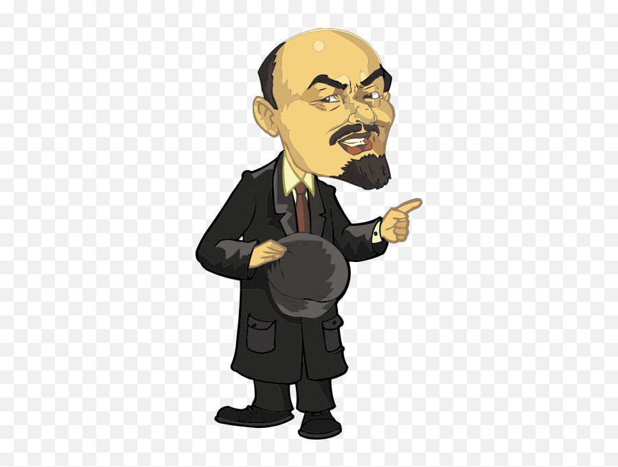 Lenin Caricature Png Svg Clip Art For - Enlightenment Thinkers Political Spectrum Emoji,Lenin Emoji