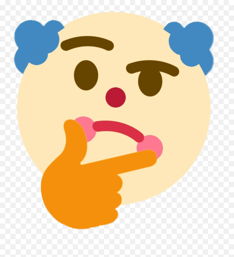 Emojis Meme Dank Clown - Discord Thinking Emoji Png,Meme Emojis