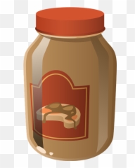 Peanut Butter Spread - Plain Jelly Sandwich Clipart Emoji