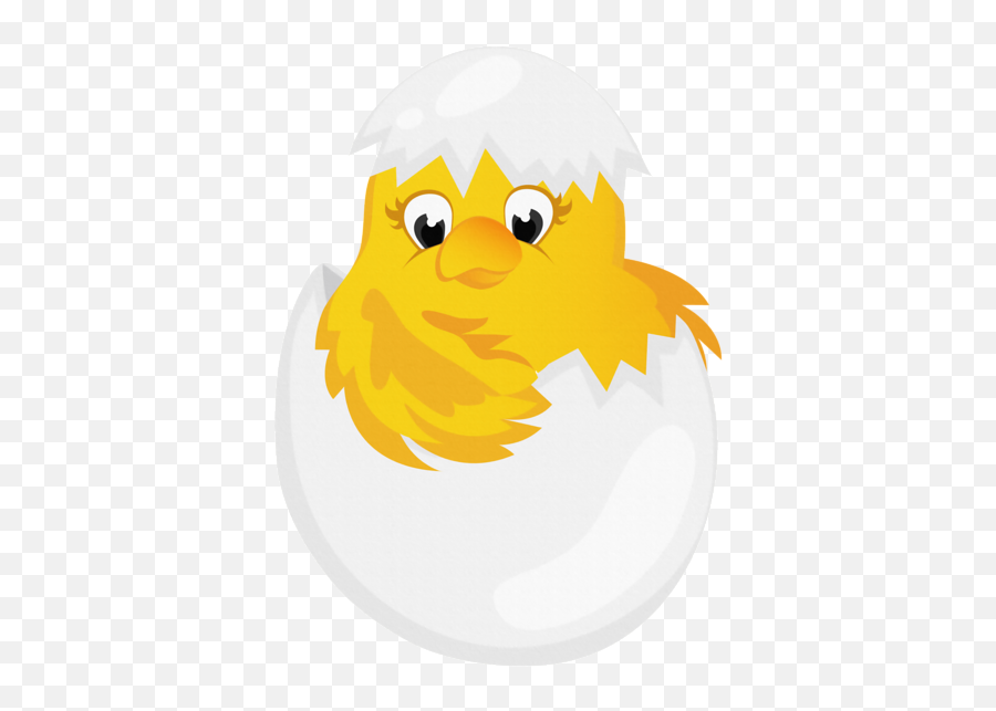 Chick Coming Out Of Egg Clipart - Clipart Chick In Egg Emoji,Peeking Emoji