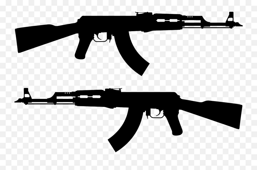 Weapon Gun Assault Rifle Kalashnikov - Ak 47 Png Vector Emoji,Gun Star Emoji