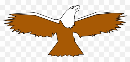 Free Spread Wings Vectors - Cartoon Eagle With Its Out Emoji