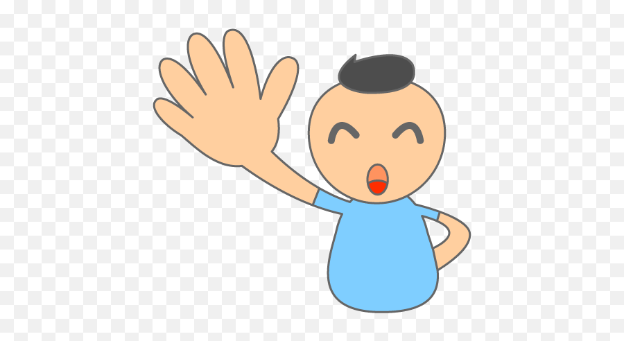 Girl Raising Her Hand Clipart Png - Boy Raising Hand Cartoon Emoji,Emoji Girl Raising Hand