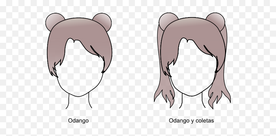 Odango - Odango Hairstyle Emoji,Hair Cut Emoji