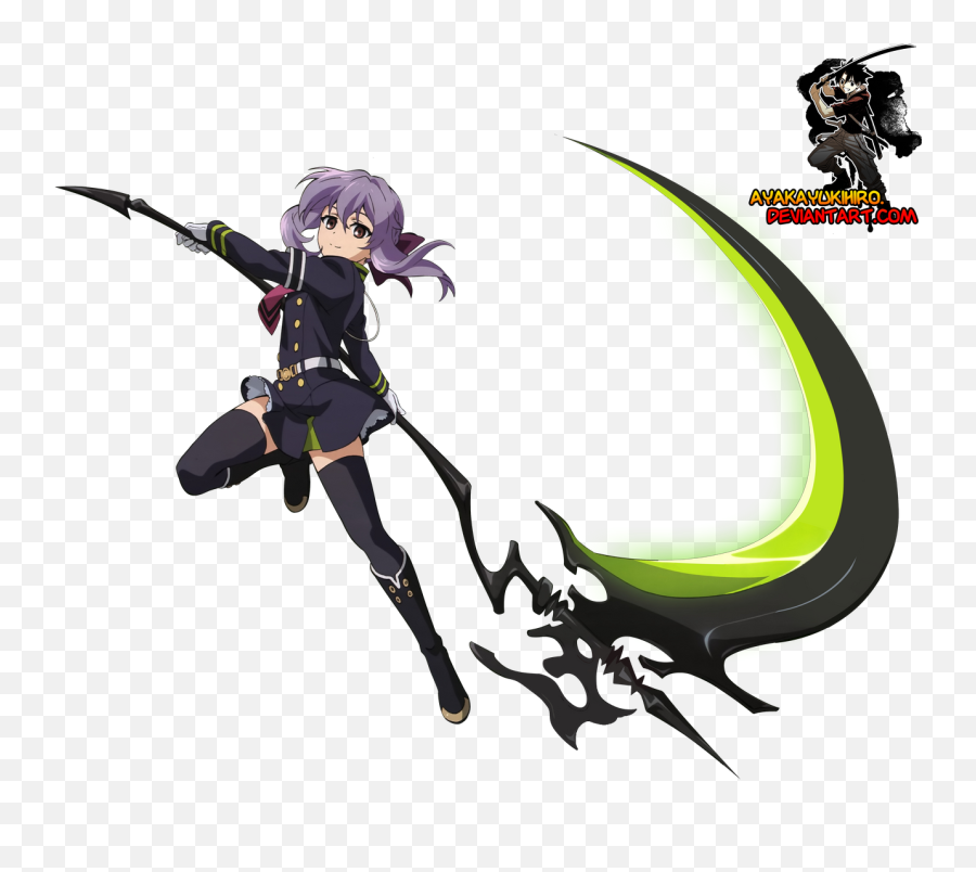 Hiiragi Shinoa No Seraph - Seraph Of The End Png Emoji,Live Stream Emoji