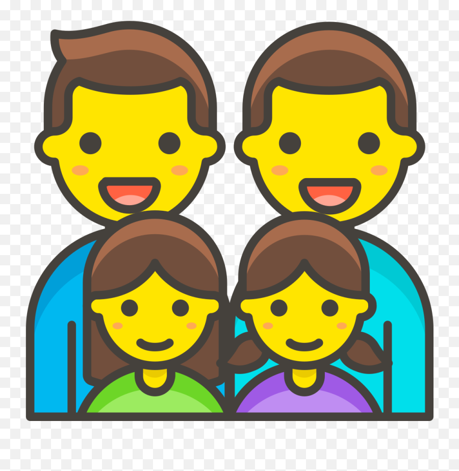 315 - Family Girl Boy Emoji,Girl Emoji