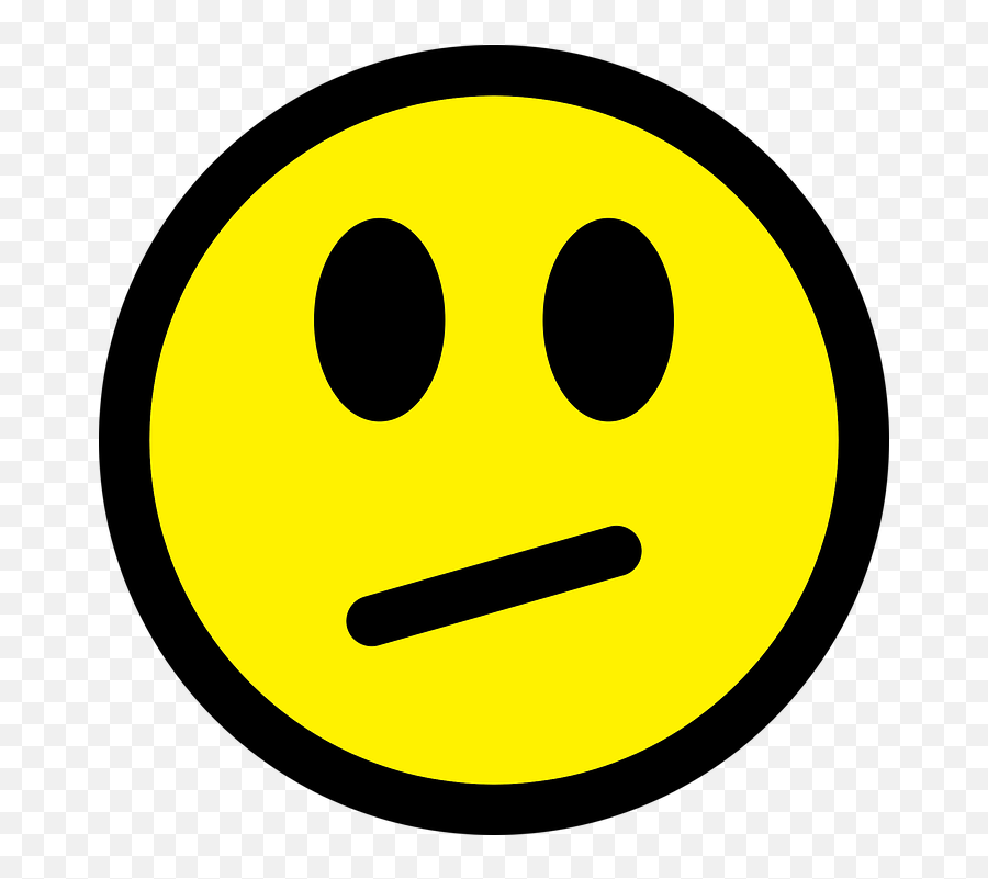 Smiley Emoticon Undecided - Smiley Traurig Clipart Emoji,Emoticon