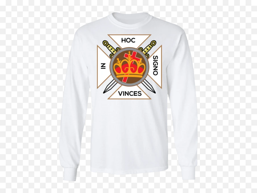 In Hoc Signo Vinces Long Sleeves - Sweatshirt Emoji,Trumpet Emoticon