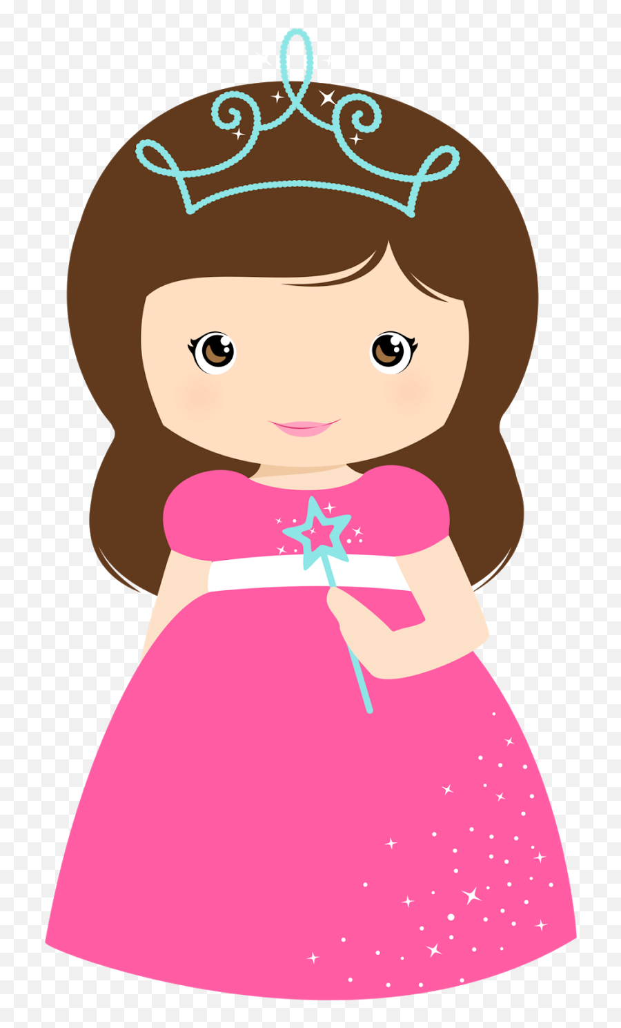 Organized Girl Clipart - Cute Princess Cartoon Png Emoji,Whip Nae Nae Emoji