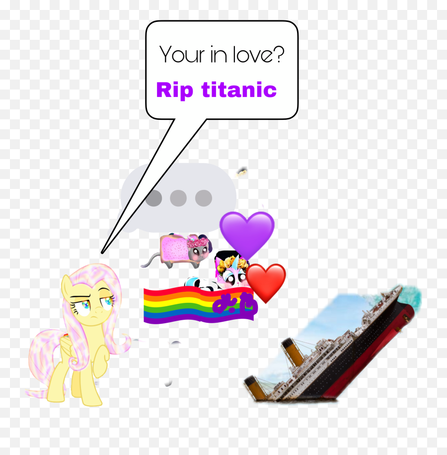 Love Ones Is Unikitty And Nyan Cat In Love - Cartoon Emoji,Nyan Cat Emoji