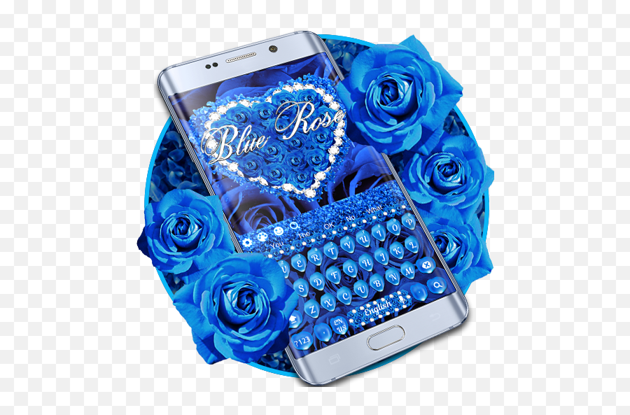 Blue Rose Petal Keyboard App Store Data - Blue Rose Emoji,Htc Desire Emojis