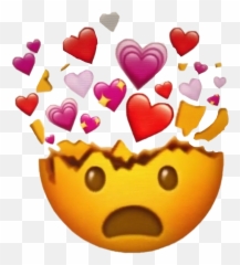 Explosion Emoji Love Messy Sticker - Omg Png