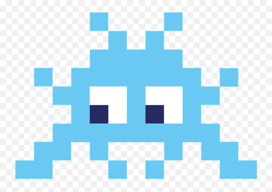 Mimozemská Píšera Emoji Clipart - Space Invaders Emoji,Monster Emoji