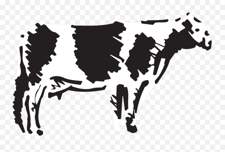 Side View Cow Sketch Png Svg Clip Art - Animal Figure Emoji,Cow And Man Emoji