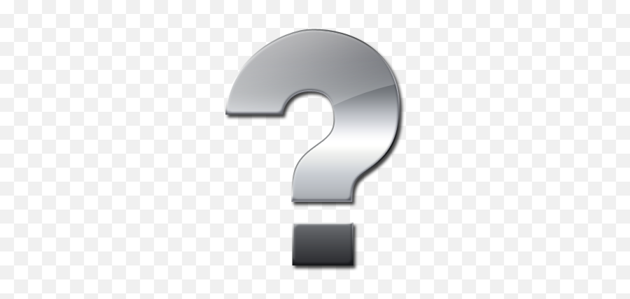 White Question Mark Icon Png - Silver Question Mark Png Emoji,Question Mark In Box Emoji