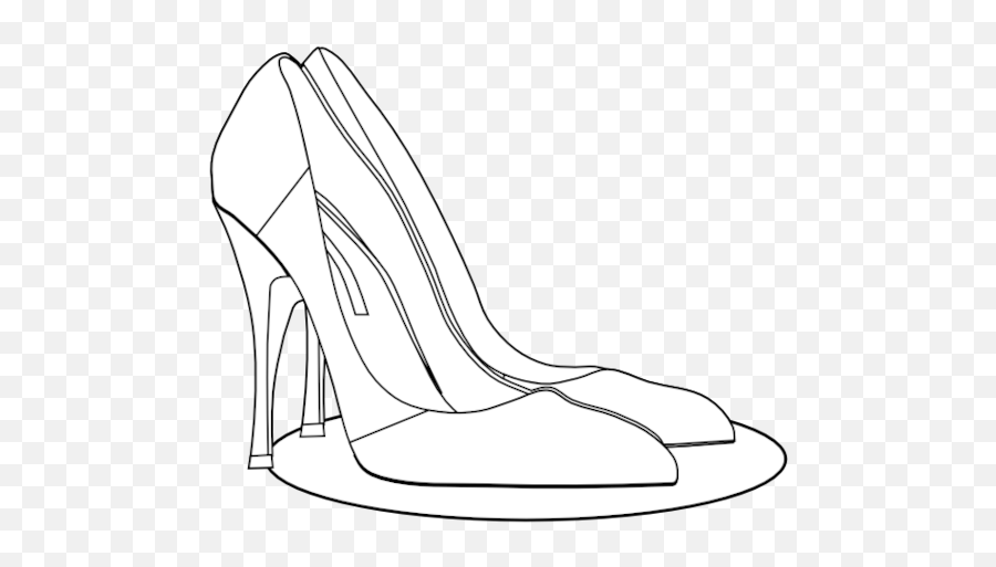 High Heel Clip Art Clipart Free To Use - High Heeled Shoes Clipart Black And White Emoji,High Heel Emoji