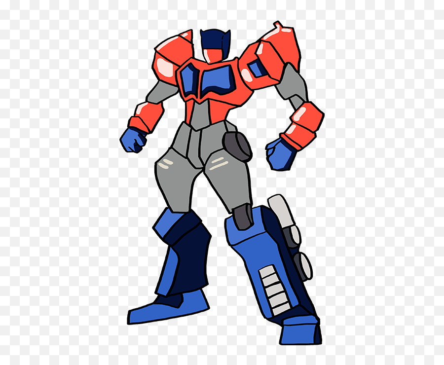Draw Optimus Prime From Transformers - Transformers Drawing Optimus Prime Emoji,Transformers Emoji