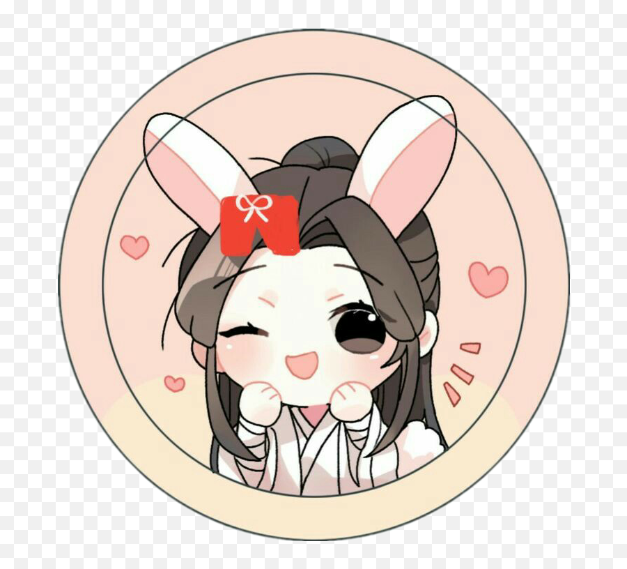 Cute Kawaii Chibi Bunny Rabbit Ears - Cartoon Emoji,Bunny Ears Emoji