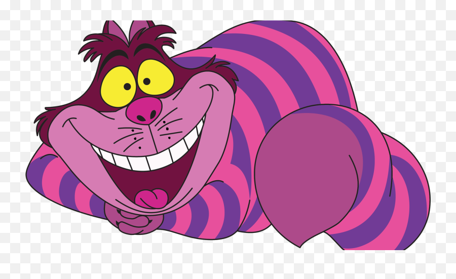 Wonderland Cheshire Cat Clipart - Disney Characters Alice In Wonderland Emoji,Cheshire Cat Emoji